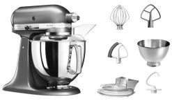 KitchenAid Küchenmaschine ARTISAN 175PS In Medallion Silber, 4,8 L