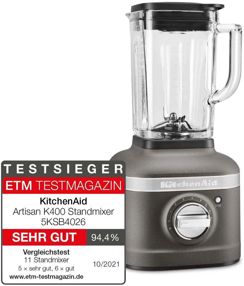 KitchenAid Standmixer Artisan K400 In Imperial Grey – Bild 2