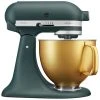 KitchenAid Küchenmaschine ARTISAN 156PS In Pebbled Palm Mit Goldener Schüssel
