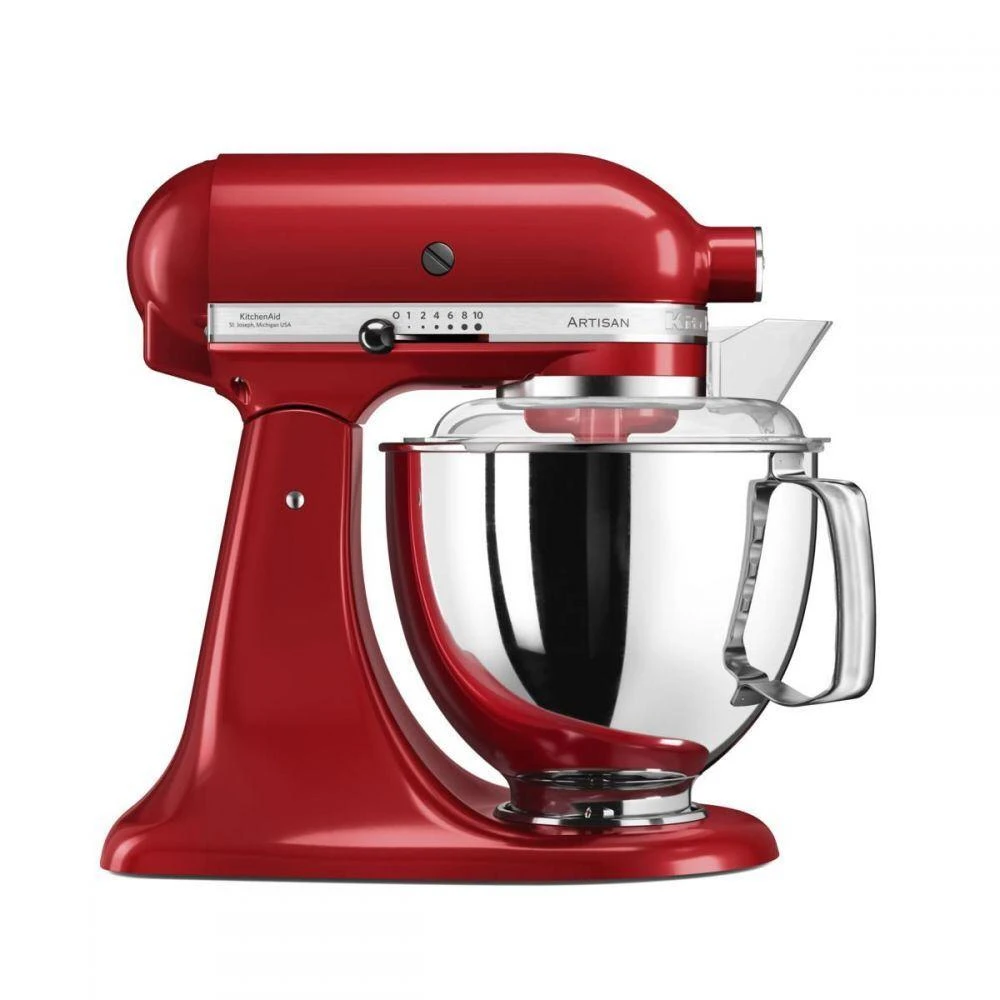 KitchenAid Küchenmaschine ARTISAN 175PS Empire Rot Kochprofi-Set – Bild 3