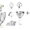 KitchenAid Küchenmaschine ARTISAN 175PS In Creme Mit Gemüseschneider