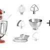 KitchenAid Küchenmaschine ARTISAN 175PS Empire Rot Backprofi-Set