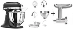KitchenAid Küchenmaschine ARTISAN 175PS In Gusseisen Mit Fleischwolf Aus Metall