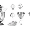 KitchenAid Küchenmaschine ARTISAN 175PS Medallion Silber Backprofi-Set