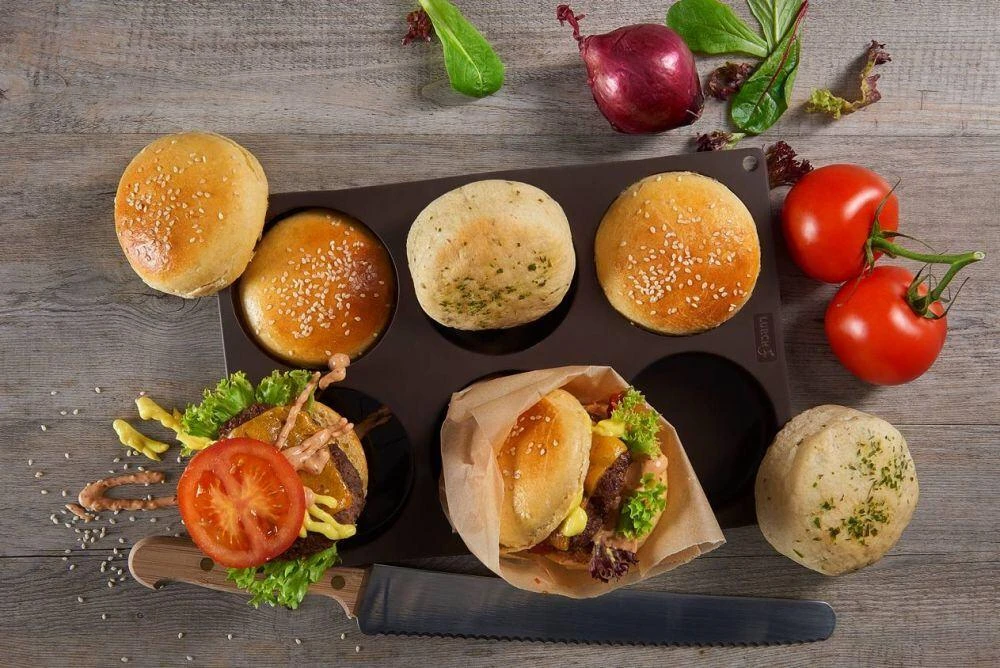 KitchenAid Küchenmaschine ARTISAN 175PS Liebesapfelrot Burgerprofi-Set – Bild 11