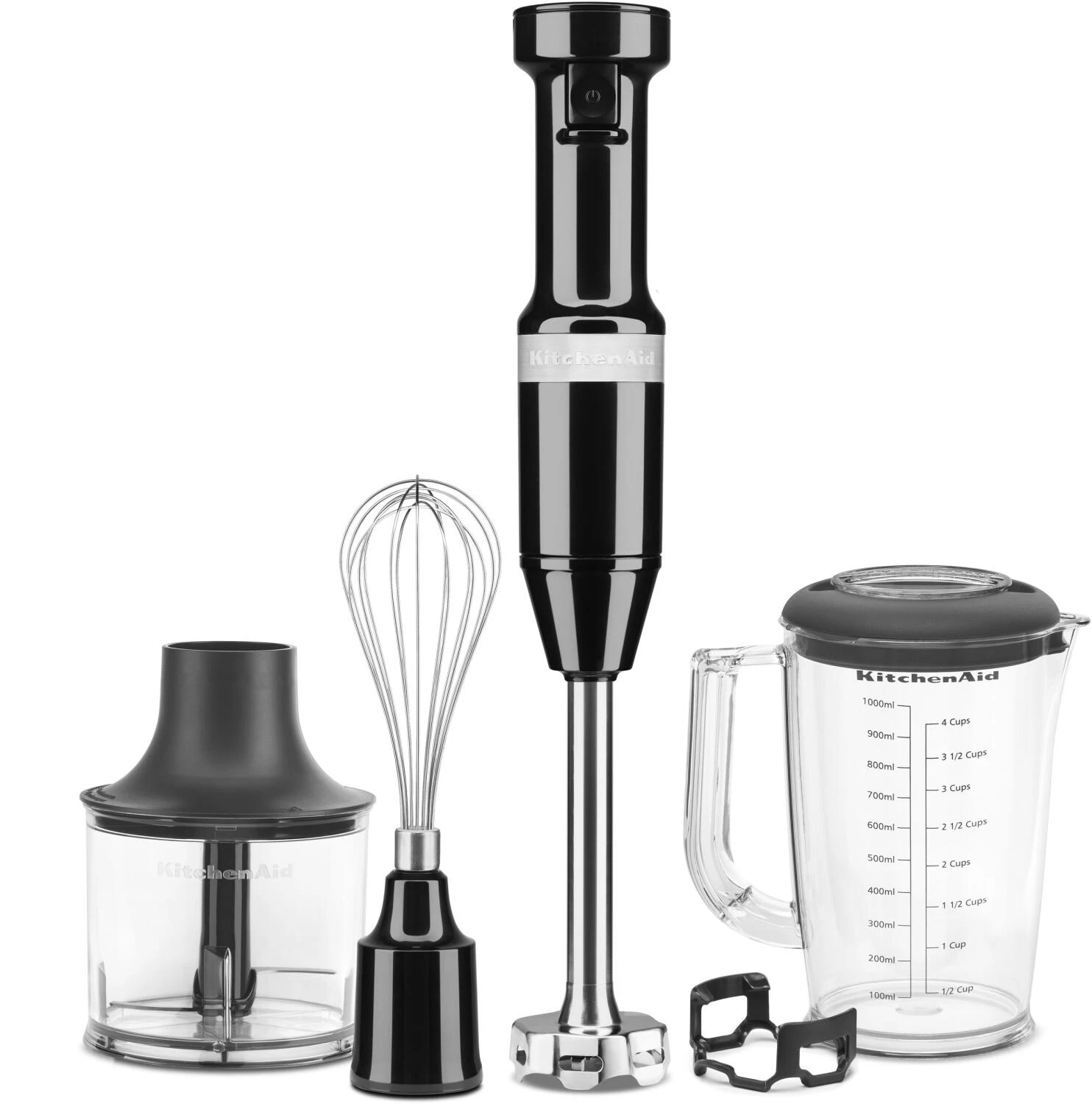 KitchenAid Stabmixer Set In Onyx Schwarz, Kabelgebunden