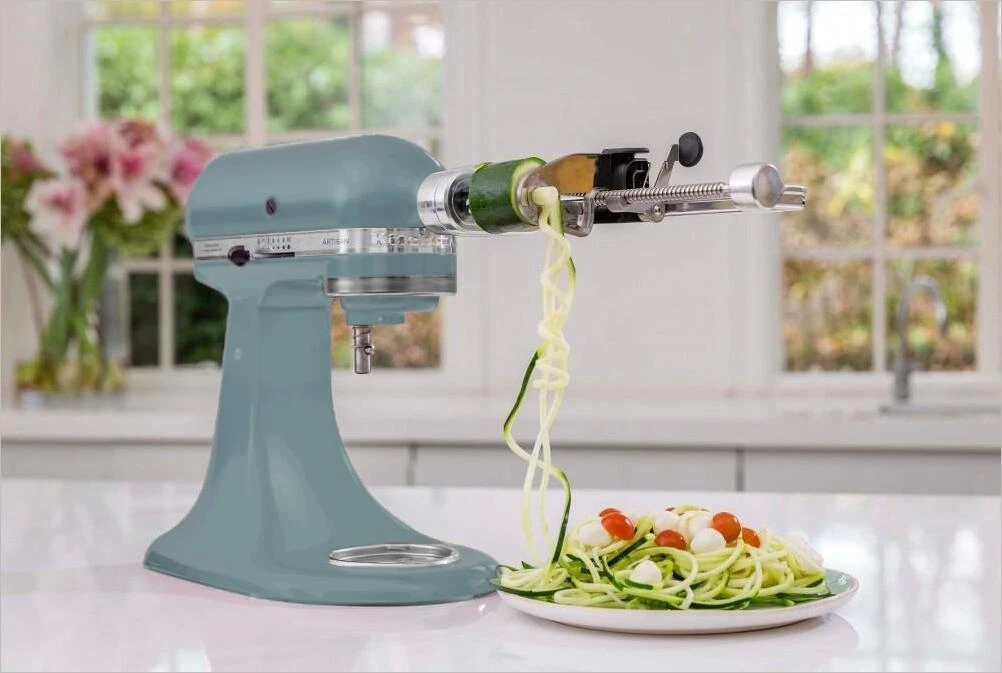 KitchenAid Küchenmaschine ARTISAN 175PS Nebelblau Fitness-Set – Bild 9